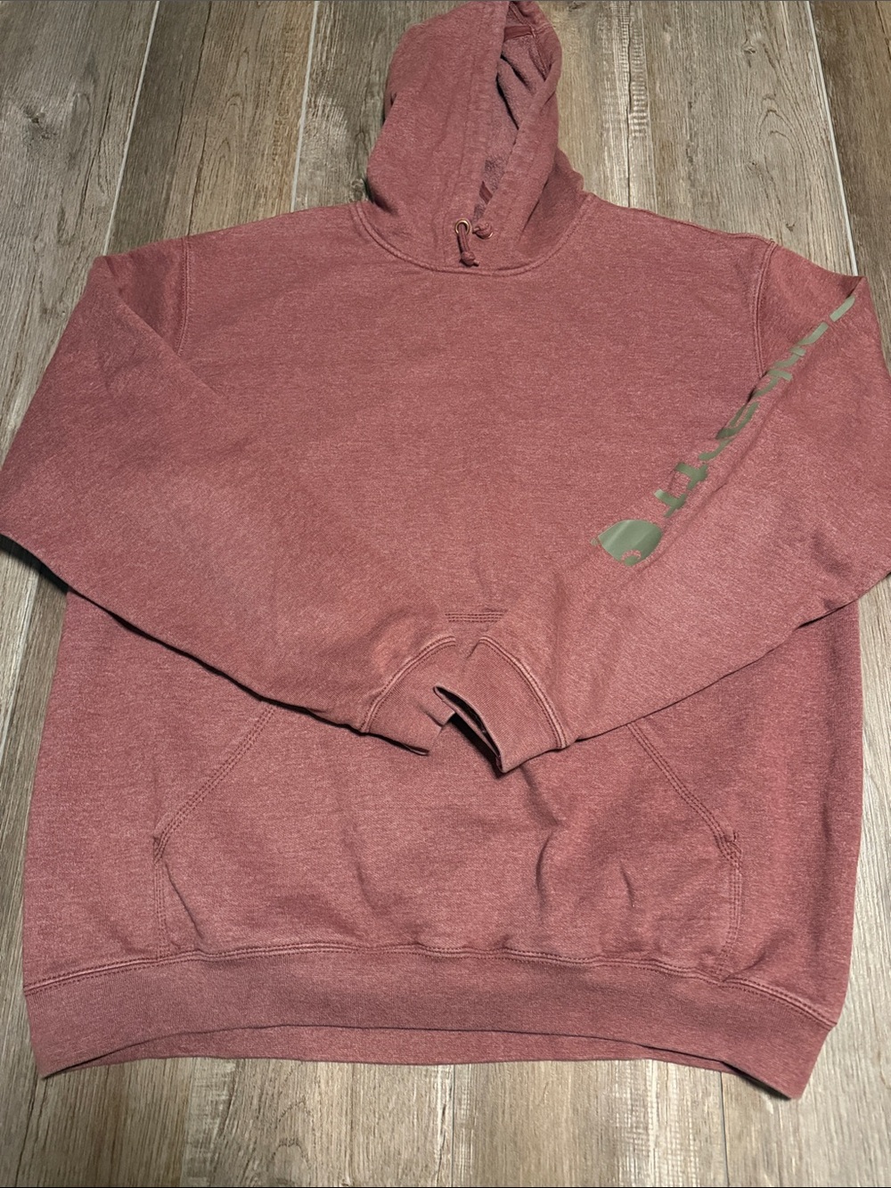 Carhartt Men's Hooded Sweatshirt in Dusty Rose